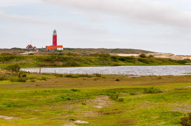 istock Scenery near the red lighthouse on Texel 1267682220