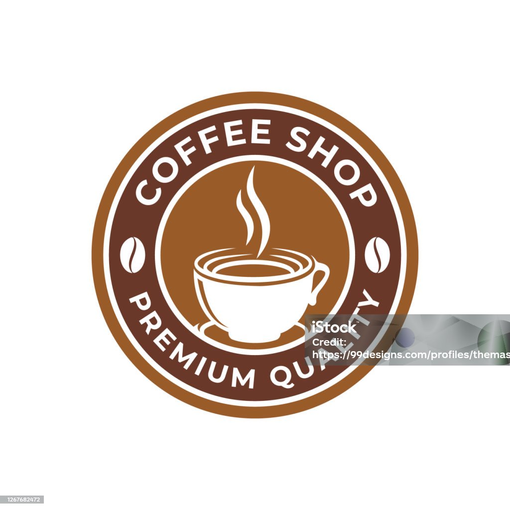 Hình Minh Họa Vector Thiết Kế Logo Cà Phê Retro Vintage Coffee ...