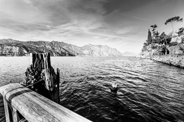 istock Deserted shore of  Garda 1267684273