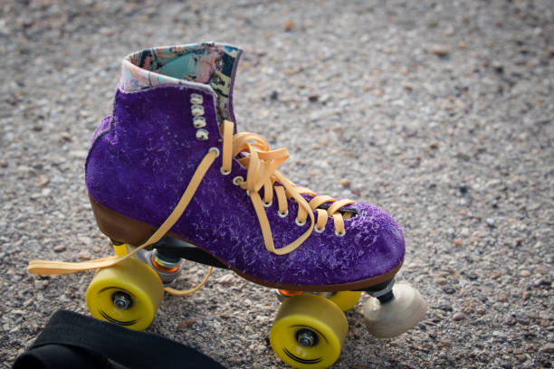 istock Purple and Yellow Roller Skates 1267685116