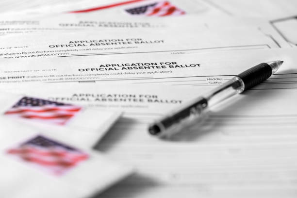 istock Absentee Ballot By Mail US Voting Fraud 1267685819