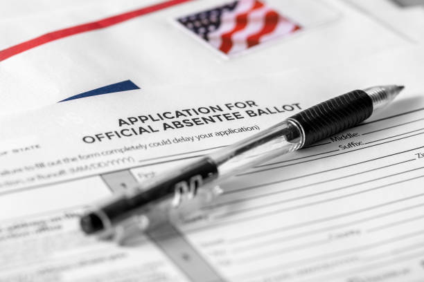 istock Absentee Ballot By Mail US Voting Fraud 1267685821