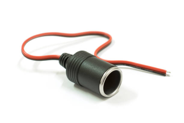 istock Cigarette Lighter Plug on white background, Isolated, Car maintenance service. 1267699006