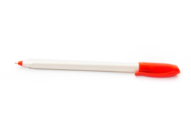 istock beautiful modern ballpoint pen isolated on white 1267701002