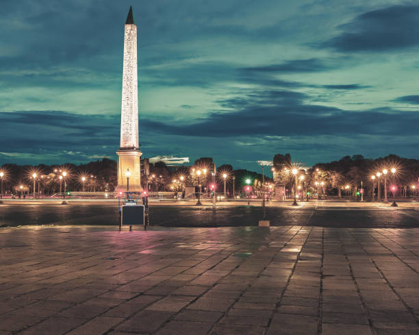 istock Place de la Concorde at night 1267703311
