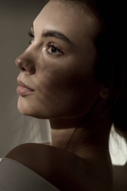 istock Portrait of beautiful female model 1267704527