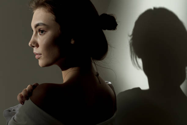 Portrait of beautiful female model
