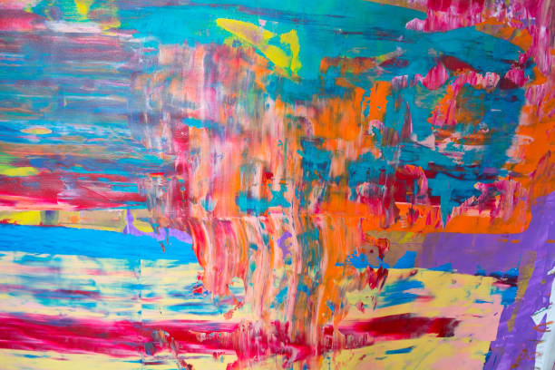 istock Acrylic painting on canvas/detail 1267706346