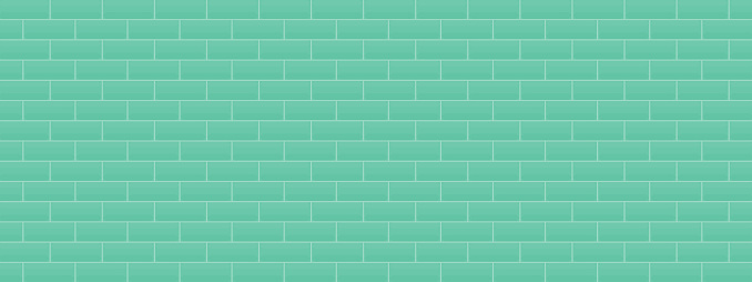 Green colorful brick wall abstract background texture wallpaper interior vector illustration art graphic design vintage