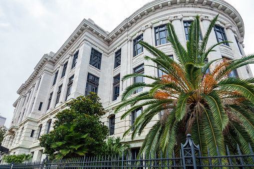 Louisiana's State Supreme Court building - constructed in the Beaux Arts style - is in New Orleans Orleans