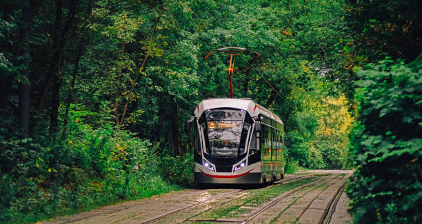 istock Modern Russian tramway in Moscow. 1267713034