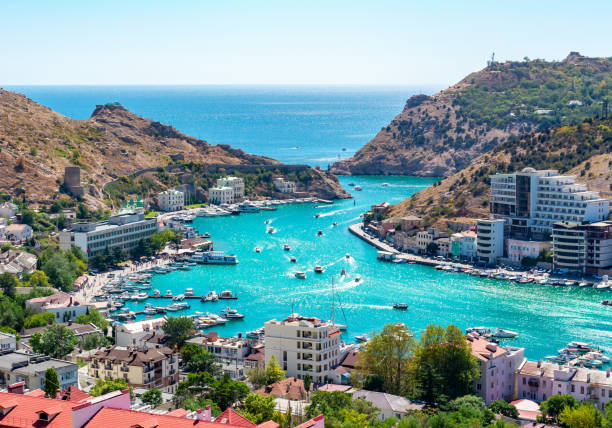 istock Balaklava cityscape in summer, Crimea peninsula 1267718694