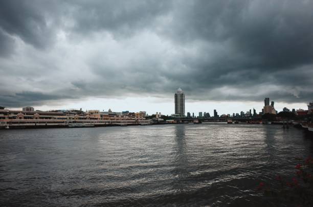 istock city landscape. rainy day 1267720946