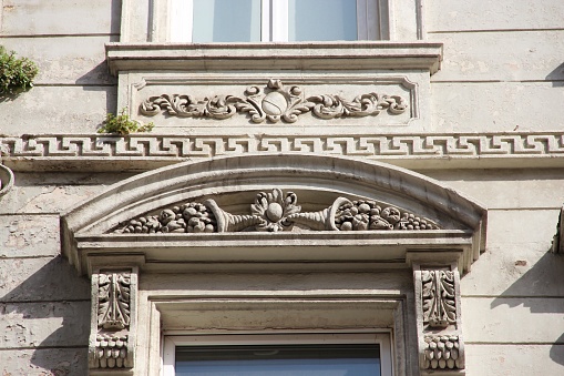 stonework on a historical building, Istanbul