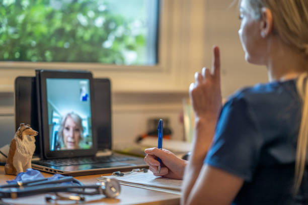 istock Telemedicine video call between doctor and patient 1267730952