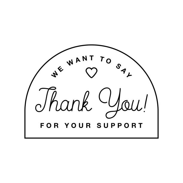 Badge with thank you graphics and design elements vector label and logo for gratitude, branding, advertisement Badge with thank you graphics and design elements vector label and logo for gratitude, branding, advertisement. prop stock illustrations