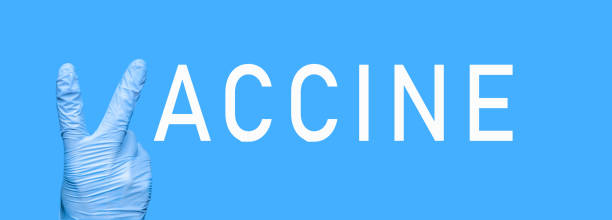 istock Covid-19, preventing virus, healthcare workers and vaccination concept. Prevention,immunization and treatment from virus infection. V for VACCINE word. Healthcare and medicine background, vaccine 1267737495