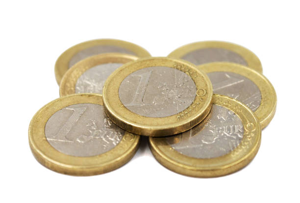 istock Heap of one euro coins 1267738280