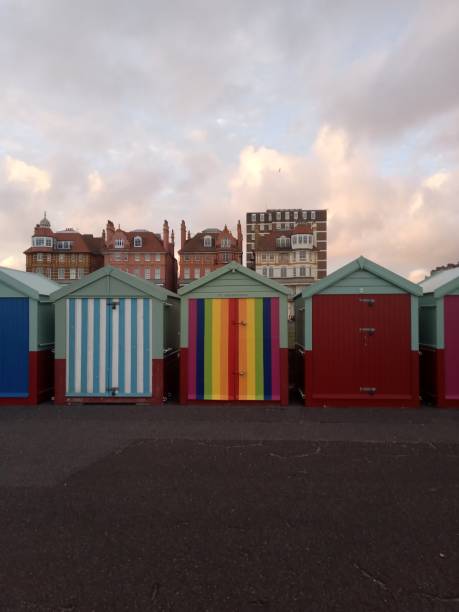 istock Beach Huts on Hove Promenade 1267740648