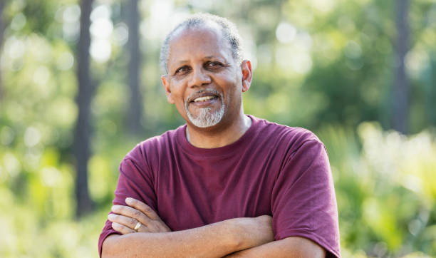istock Senior African-American man at a park 1267740884