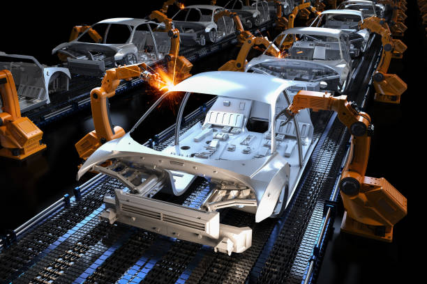 istock Automation aumobile factory 1267748114
