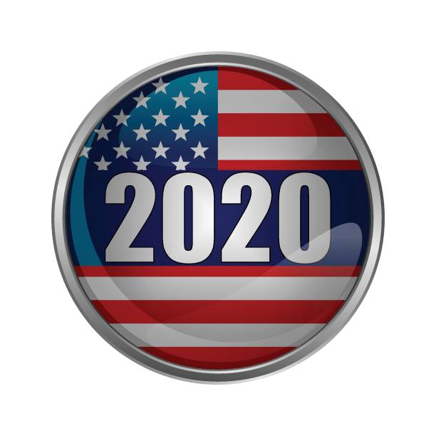 istock american elections vote vector illustration set. collection of badge patch stickers with democratic civil society slogans, stars and stripes flag elements. ready-made design for advertising printing 1267748724