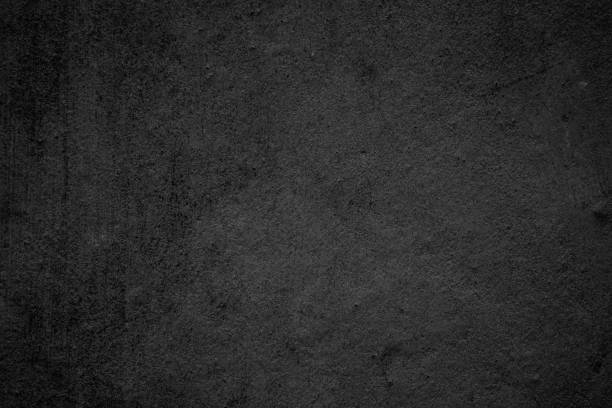istock Art black concrete stone texture for background in black. Abstract color dry scratched surface wall cover colorful paper scratches shabby vintage Cement and sand grey dark detail covering. 1267752551