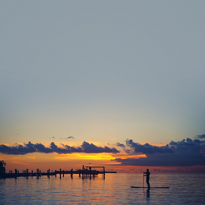 Paddle boarding in the Florida Keys