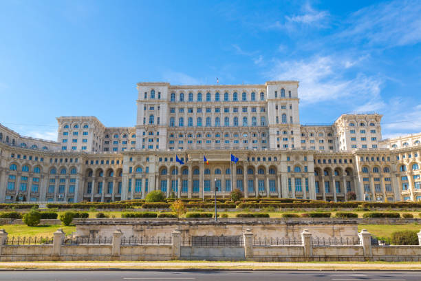istock Parliament in Bucharest, Romania 1267777222