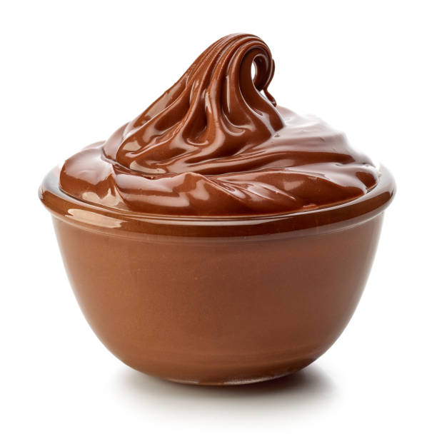 bowl of chocolate cream