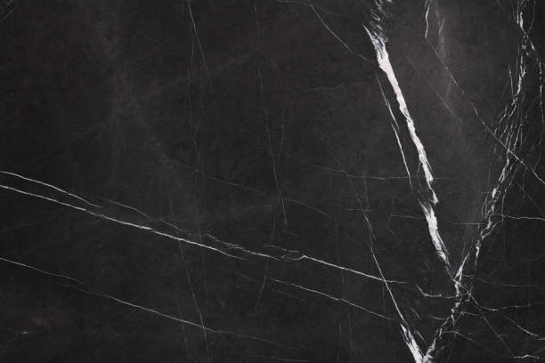 istock Stylish marble background in new black colour. 1267859753