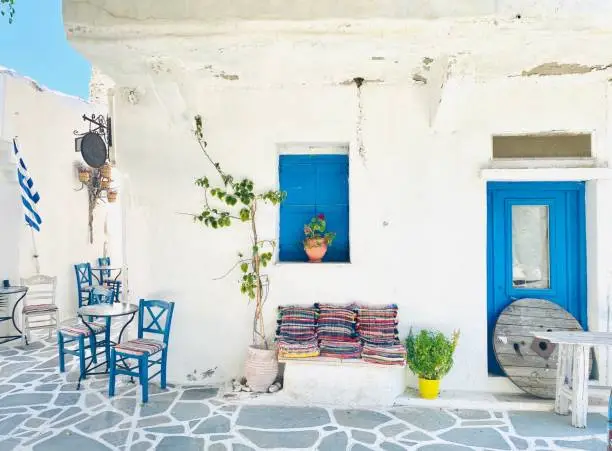 Photo of Traditional Greek coffee shop in Naxos, Greece