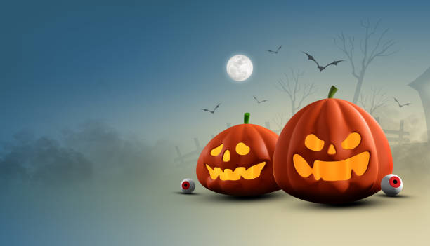 istock happy halloween background design. space for text 1267863730