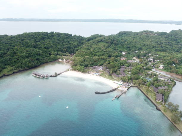 istock Pristine blue ocean, rock islands in Palau 1267927289