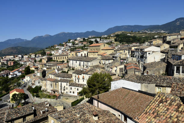 이탈리아 알토몬테의 구시가지. - italy calabria ancient city 뉴스 사진 이미지