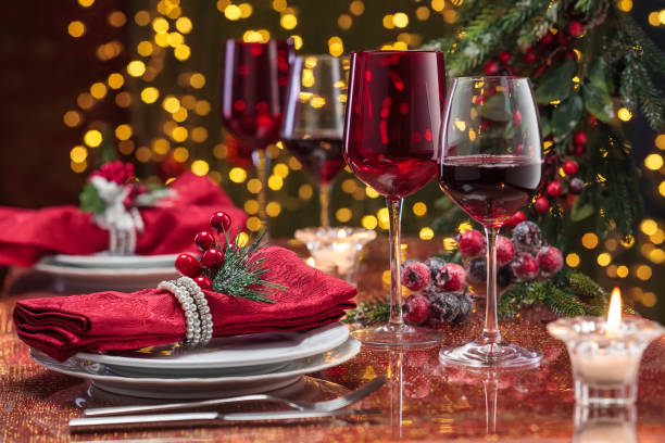 red wine for holidays. - 2586 imagens e fotografias de stock