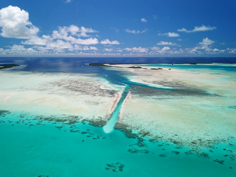 German channel at Palau, Manta ray diving spot