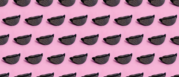 istock Isometric seamless pattern. Stylish clutch. Fashion concept 1267949495