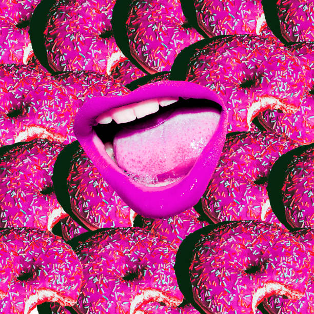 istock Contemporary art collage. Donut lover concept 1267949820