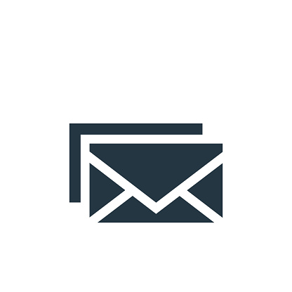 Email Vector Icon Isolated On White Background Outline Thin Line Email