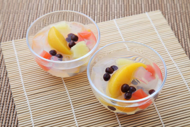 istock fruits mitsumame japanese dessert isolated on table 1267977000