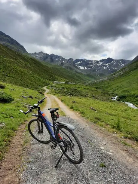 Biketour before a thunderstorm