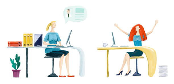 istock Coworking office, business meeting, planning, Business people talking and working in office. Start up, creative environment, young professional people working together, management and administration concept. 1267992890