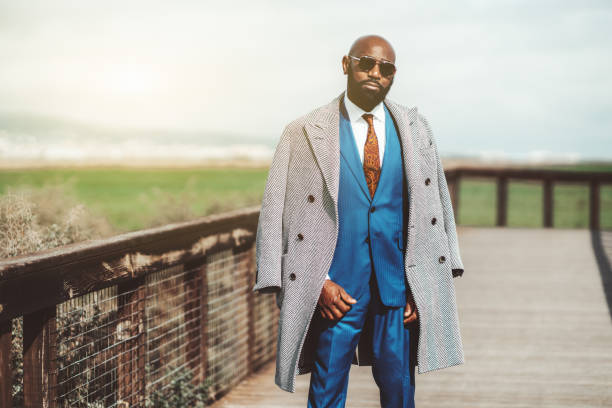 istock A stylish African man on the street 1268019487