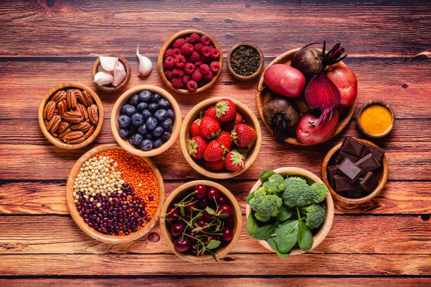 istock Healthy foods high in antioxidants 1268020759