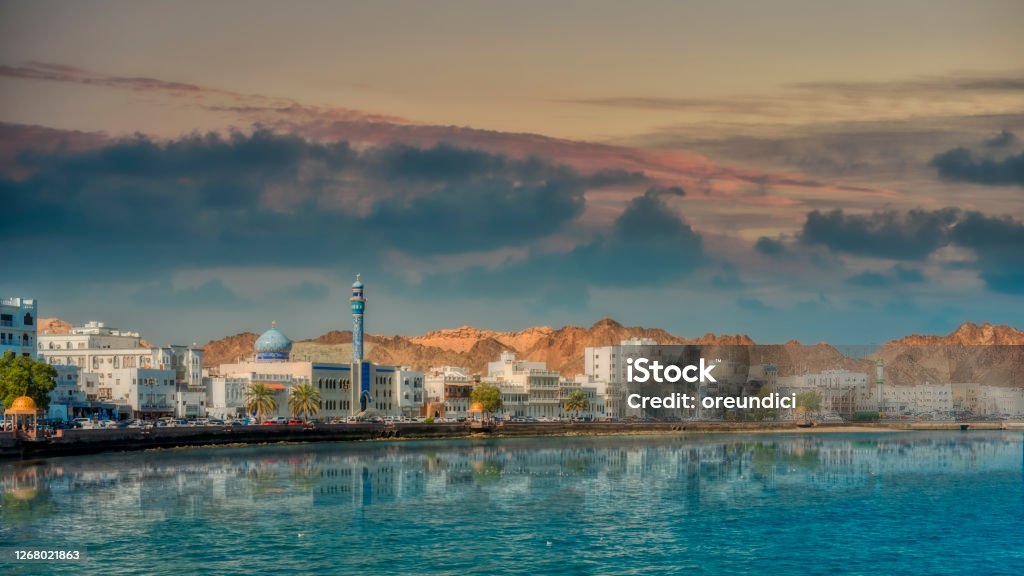 Muscat Port of Muscat Oman Oman Stock Photo