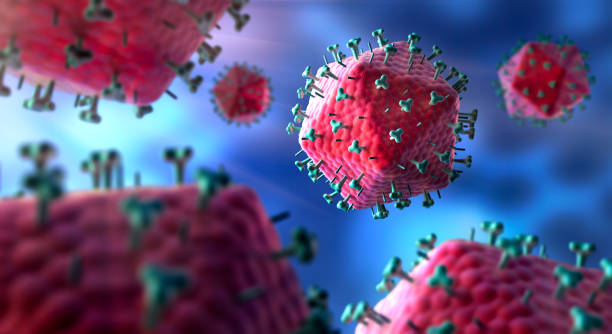 istock 3D illustration of Virus 1268027976