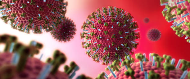 istock 3D illustration of Virus 1268027977