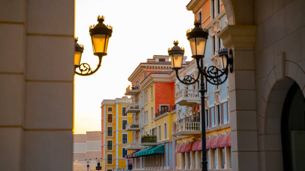 istock Qanat Quartier at the Pearl in Doha, Qatar 1268028890