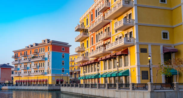 istock Qanat Quartier at the Pearl in Doha, Qatar 1268029174